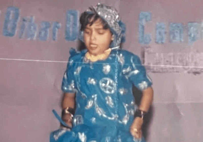 Manisha Rani performing during her childhood - GlamWorldTalks.com