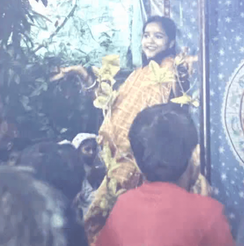 Manisha Rani performing at a function during her school days - GlamWorldTalks.com